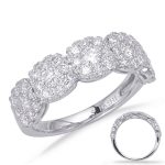 White Gold Diamond Fashion Ring