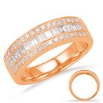 Rose Gold Diamond Fashion Ring