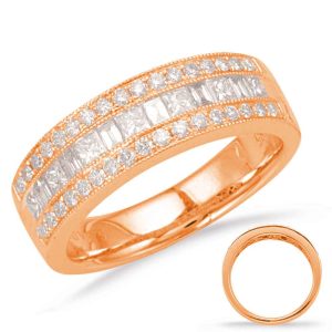Rose Gold Diamond Fashion Ring