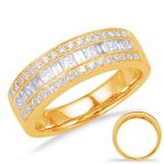 Yellow Gold Diamond Fashion Ring