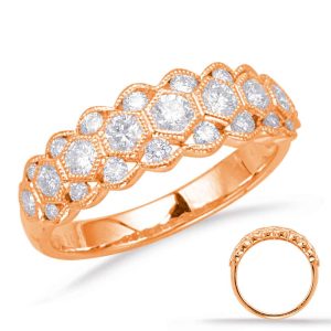 Rose Gold Diamond Fashion Ring
