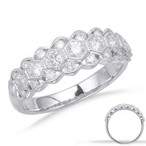 White Gold Diamond Fashion Ring