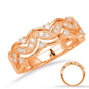 Rose Gold Diamond Fashion Ring