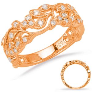 Rose Gold Diamond Fashion Ring