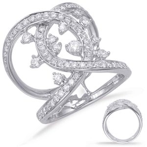 White Gold Diamond Fashion Ring