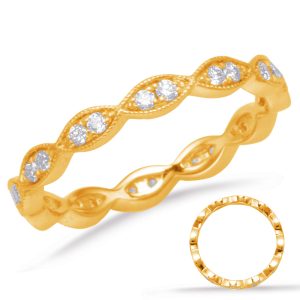 Yellow Gold Eternity Band