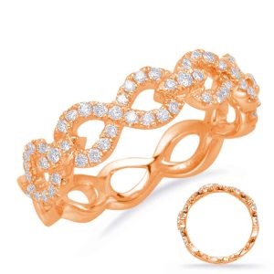 Rose Gold Diamond Fashion Ring