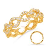 Yellow Gold Diamond Fashion Ring