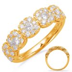 Yellow Gold Diamond Fashion Ring
