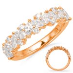 Rose Gold Diamond Fashion Ring
