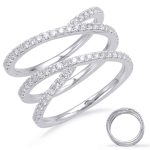 Platinum Diamond Fashion Ring
