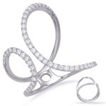 White Gold Diamond Fashion Ring