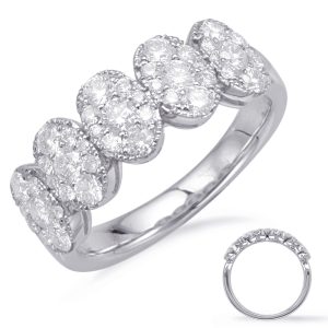 Platinum Diamond Fashion Ring
