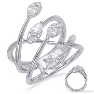 White Gold Diamond Fashion Ring