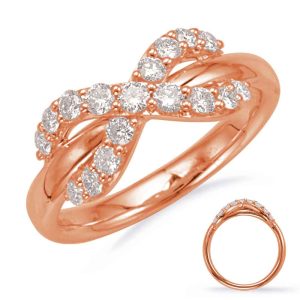 Rose Gold Diamond Fashion Ring