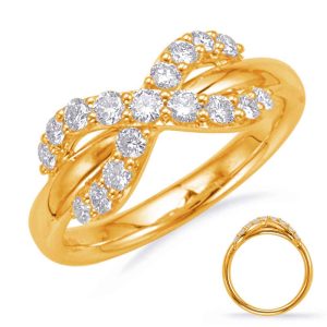 Yellow Gold Diamond Fashion Ring