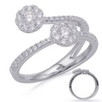 White Gold Diamond Fashion Ring