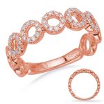 Rose Gold Diamond Fashion Ring