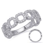 Platinum Diamond Fashion Ring