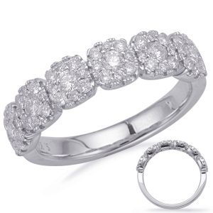 White Gold Diamond Fashion Ring