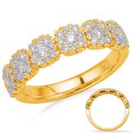 Yellow Gold Diamond Fashion Ring