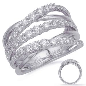 White Gold Diamond Fashion Ring