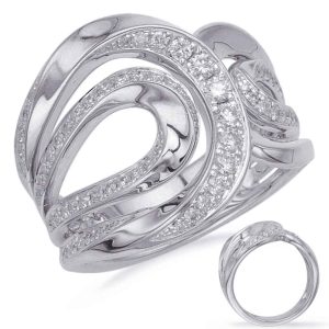 White Gold Diamond Fashion Ring
