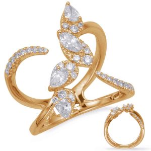 Yellow Gold Diamond Fashion Ring