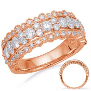 Rose Gold Diamond Fashion Ring