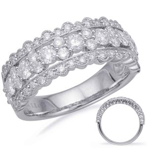 White Gold Diamond Fashion Ring