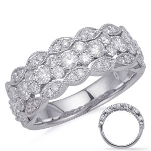 White Gold Diamond Fashion Ring
