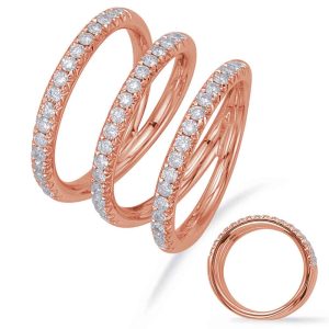Rose Gold Diamond Fashion Ring