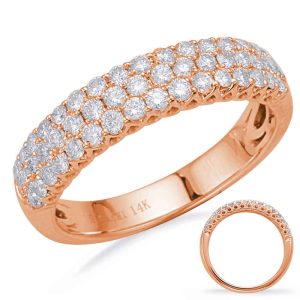 Rose Gold Diamond Fashion Ring