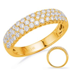 Yellow Gold Diamond Fashion Ring