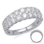 Platinum Diamond Fashion Ring