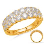 Yellow Gold Diamond Fashion Ring