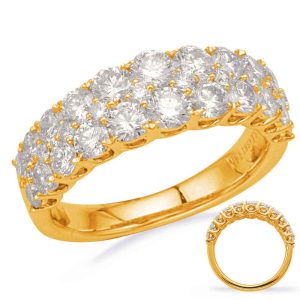Yellow Gold Diamond Fashion Ring