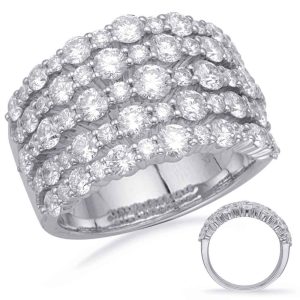 White Gold Diamond Fashion Ring