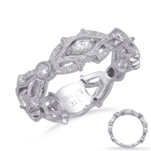 White Gold Diamond Fashion Ring