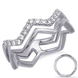 White Gold Diamond Fashion Ring