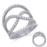 White Gold Diamond Fashion Ring