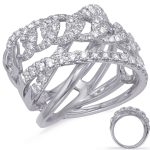 White Gold Diamond Fashion Ring