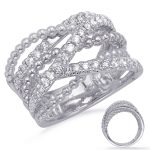White Gold Diamond Fashion Ring