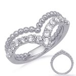 Platinum Diamond Fashion Ring