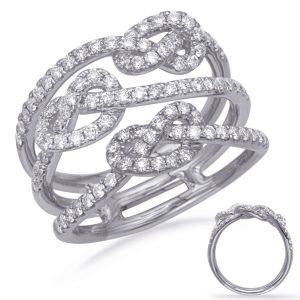 White Gold  Diamond Fashion Ring