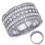 White Gold Diamond Fashion Ring