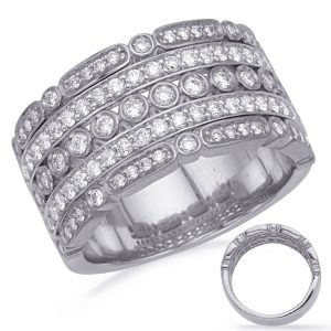 White Gold Diamond Fashion Ring