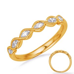 Yellow Gold Diamond Fashion Ring
