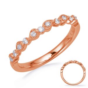 Rose Gold Diamond Fashion Band