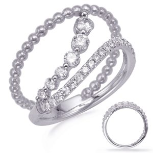 White Gold Diamond Fashion Ring